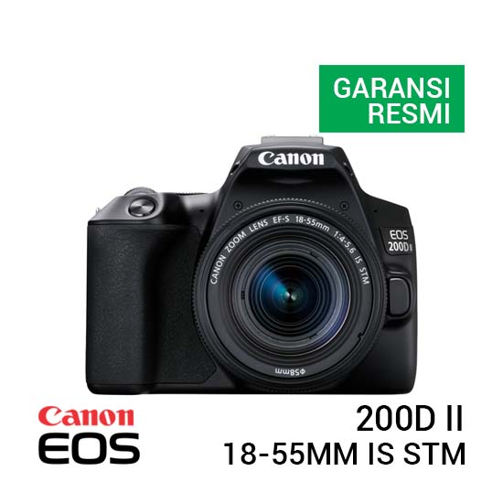 Canon EOS 200D II Kit EF-S 18-55mm IS STM Black