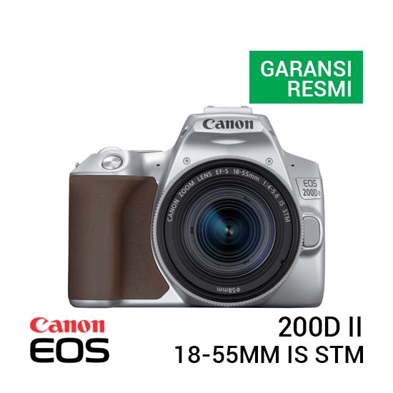 Canon EOS 200D II Kit EF-S 18-55mm IS STM Silver