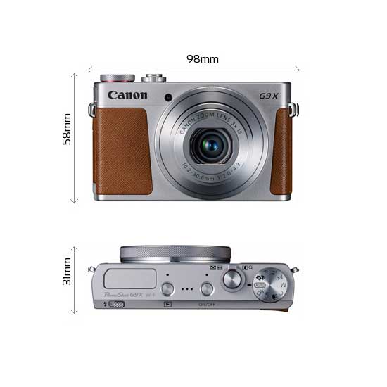 Canon PowerShot G9 X Silver - Image 2