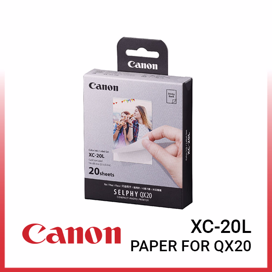 Canon XC-20L Ink Paper for Selphy QX-20