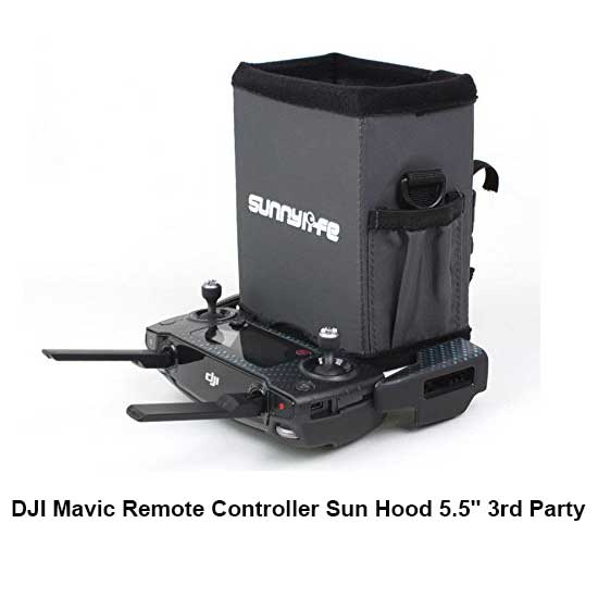 DJI Mavic Remote Controller Sun Hood 5.5" 3rd Party - Image 6