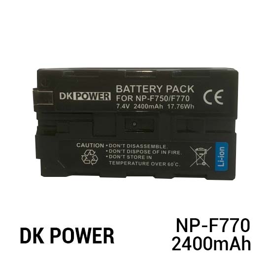 DK Power BATTERY NP-F770 2400mAh
