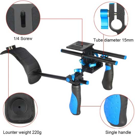 Dual Handle DSLR Rig - Image 3