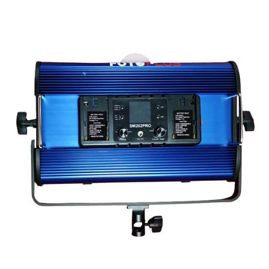 Fotoplus LP400 Video Light Bi-Color with Barn Door - Image 2