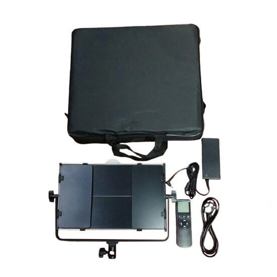 Fotoplus LP400 Video Light Bi-Color with Barn Door - Image 4