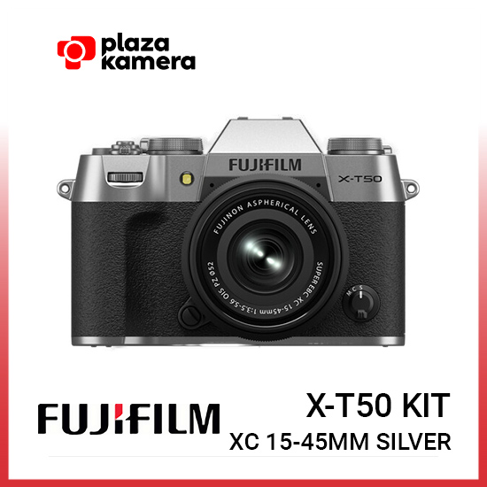 FujiFIlm X-T50 kit XC 15-45mm Silver