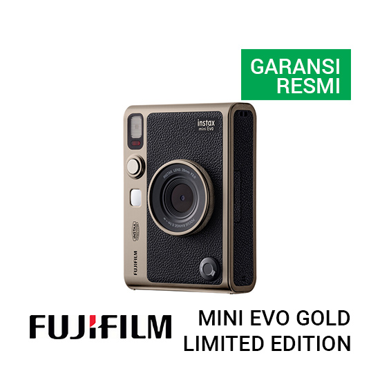 FujiFilm Instax Mini EVO Bundle Gold