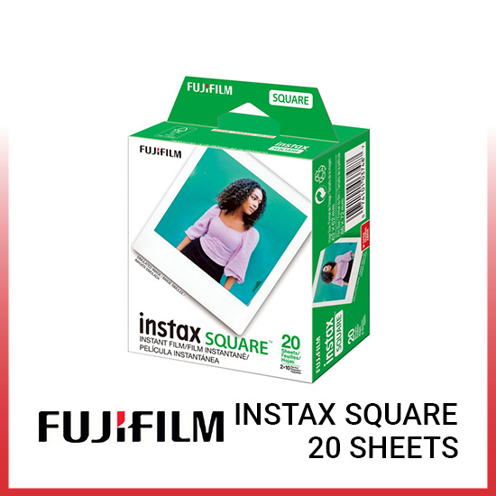 FujiFilm Instax Square Film Paper 20 Sheets