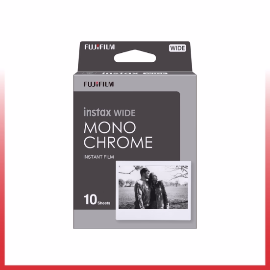 FujiFilm Instax Wide Film Paper Refill Monochrome - Image 2