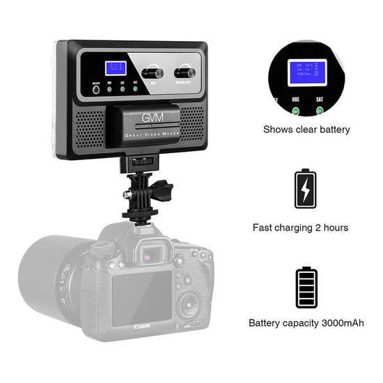 GVM RGB-10S RGB LED Video Light - Image 5