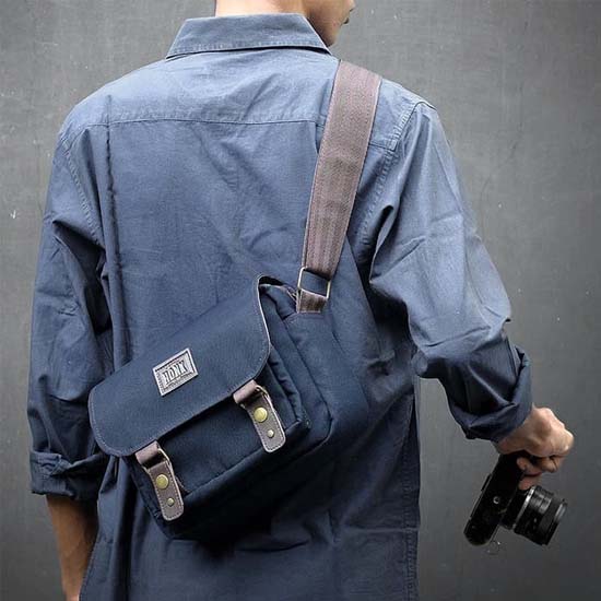 HONX HNX 008 Mini Sling Bag Navy - Image 6