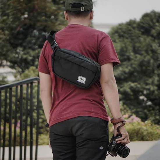 HONX HNX 013 Sling Bag Black - Image 6