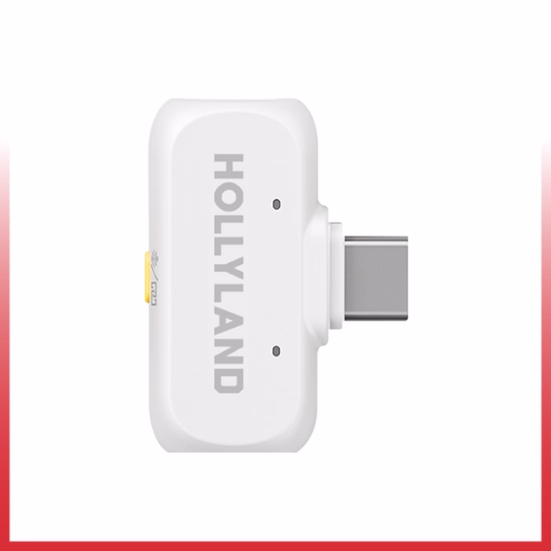 Hollyland Lark A1 Combo White Wireless Microphone - Image 4