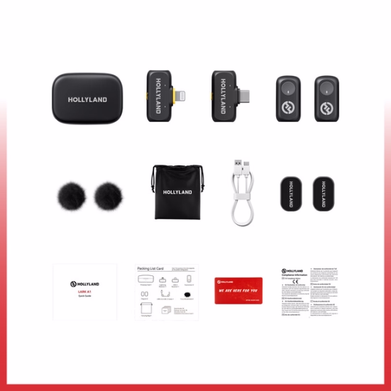 Hollyland Lark A1 Combo Wireless Microphone - Gambar 4