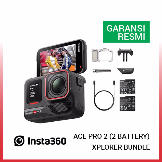 Insta360 Ace Pro 2 Dual Battery Xplorer Bundle Silver