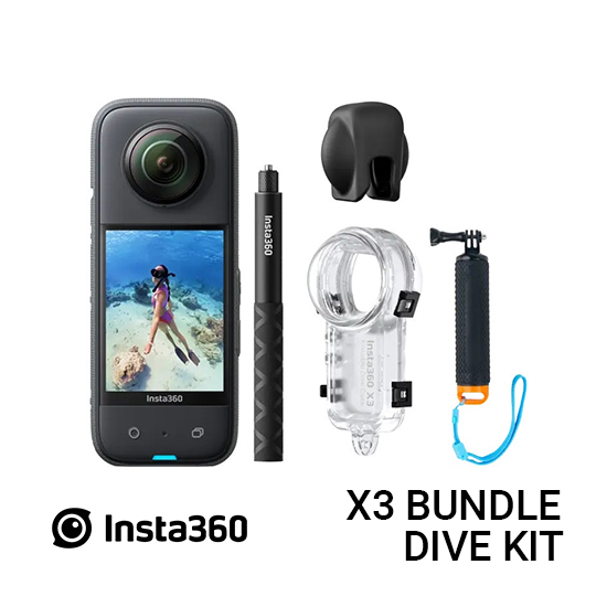 Insta360 X3 Bundle Invisible Dive Kit