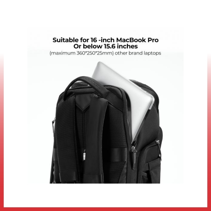 K&F Concept Backpack 25L Black - Gambar 2