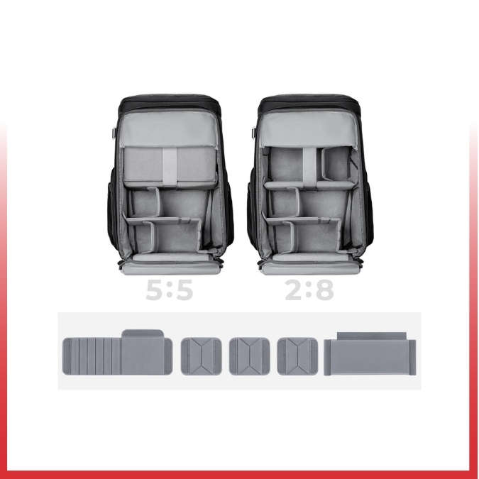 K&F Concept Backpack 25L Black - Gambar 3