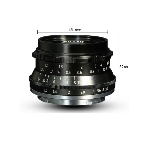 7Artisans 35mm f1.2 for Canon EOS-M - Black - Image 2