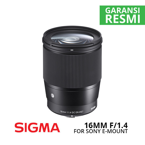Sigma 16mm f/1.4 DC DN Contemporary for Sony E-Mount