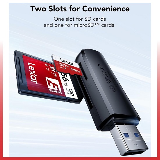 Lexar Card Reader USB-A LRW300U-BNBNG - Image 2