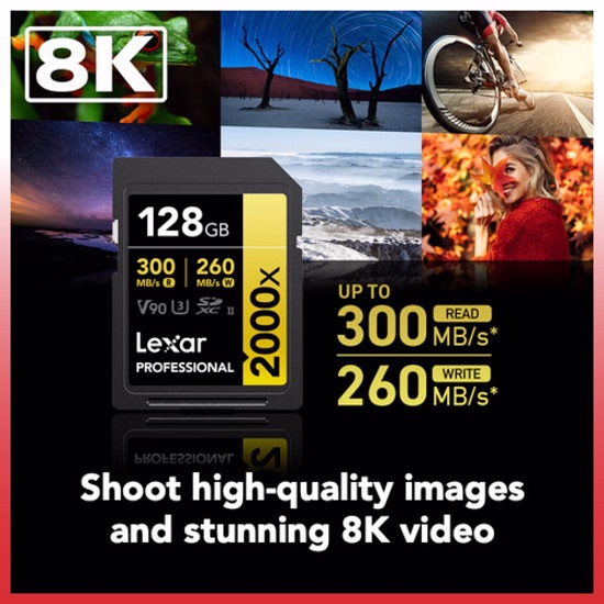 Lexar Professional 2000x SDXC Card 128GB - Image 2