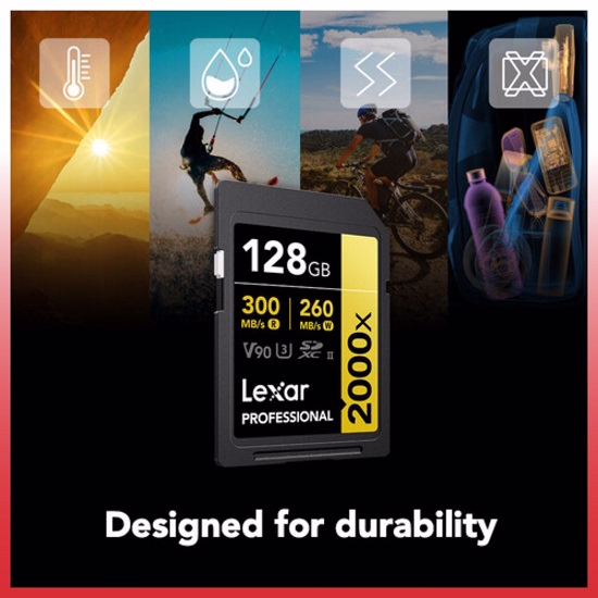 Lexar Professional 2000x SDXC Card 128GB - Image 3