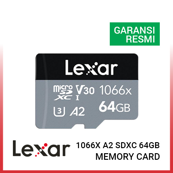 Lexar Professional SDXC 1066X A2 64GB