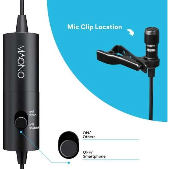 Maono AU-100 Lavalier Microphone - Image 5