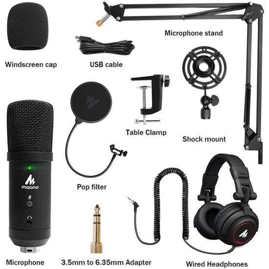 Maono AU-PM401H USB Microphone Kit - Image 9