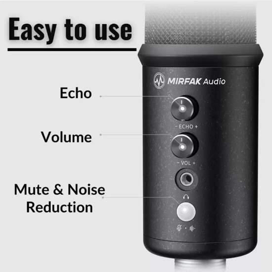 Mirfak TU1 Pro Kit USB Desktop Microphone - Image 5