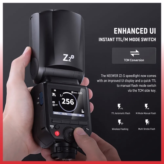 Neewer Z2 Pro TTL Speedlite Camera Flash for Sony - Image 2