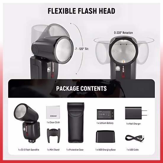Neewer Z2 Pro TTL Speedlite Camera Flash for Sony - Image 5