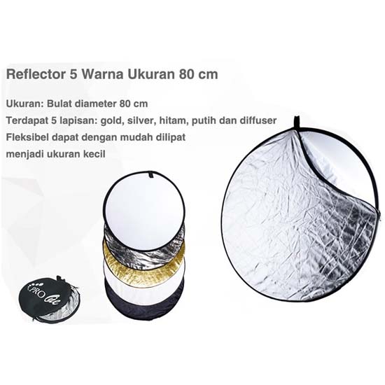 Pro One Reflector 5in1 80x80cm - Image 2
