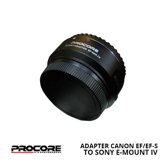Procore Mount Adapter Canon EF/EF-S to Sony E-Mount IV