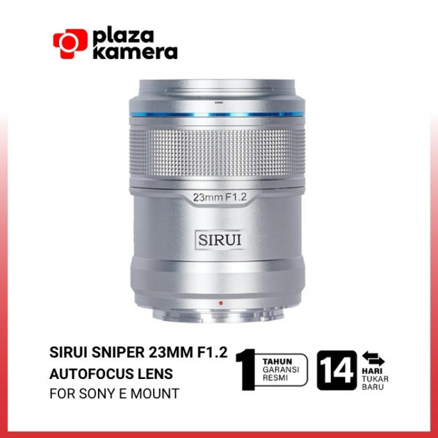 SIRUI Sniper 23mm F/1.2 Autofocus for Sony E-Mount Silver