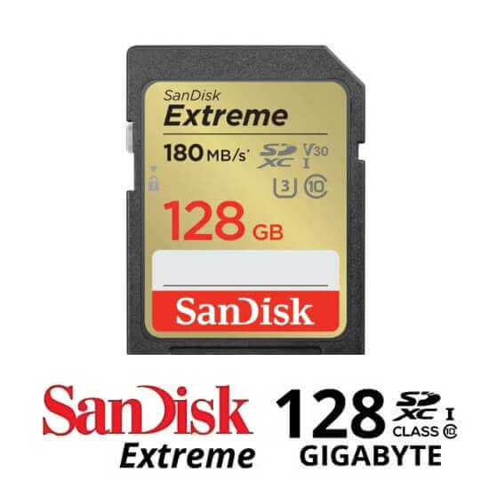 Sandisk Extreme SDXC - 128GB