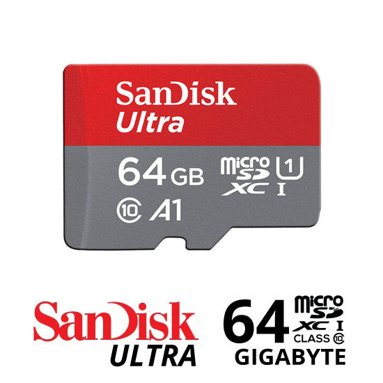 Sandisk Ultra MicroSDXC UHS-I A1 – 64GB