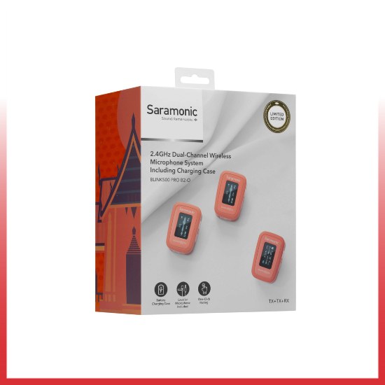 Saramonic Blink 500 ProX B2 Wireless Microphone Orange - Image 6