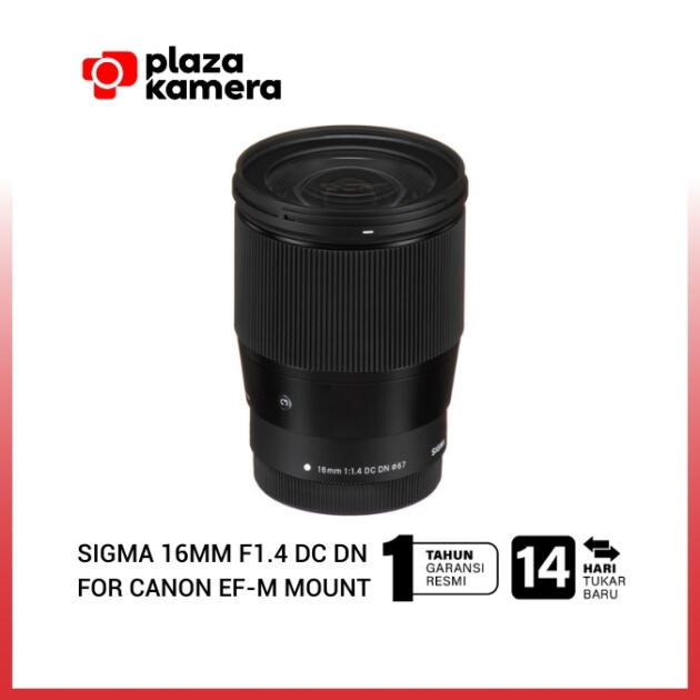 Sigma 16mm f/1.4 DC DN for Canon EF-M Mount