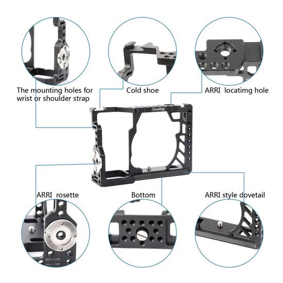 Smallrig 1815 Camera Cage for Sony A7 Series - Image 5