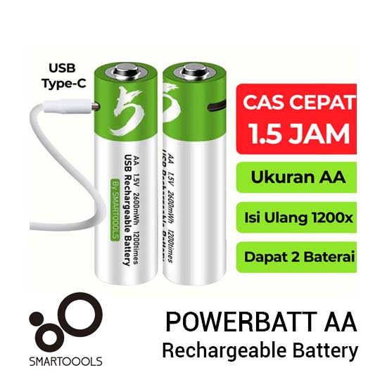 Smartoools PowerBatt Rechargeable Battery - AA