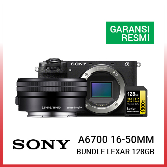 Sony A6700 16-50mm Bundle Lexar 1800X