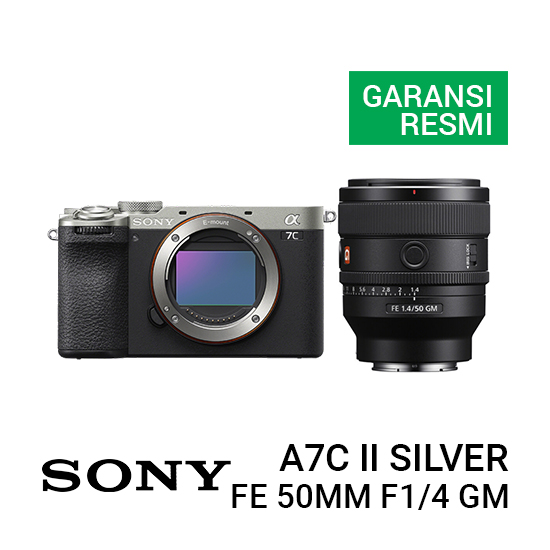 Sony A7C II Silver+FE 50mm f/1.4 GM