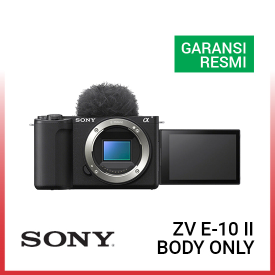 Sony ZV-E10 II Mirrorless Camera Black