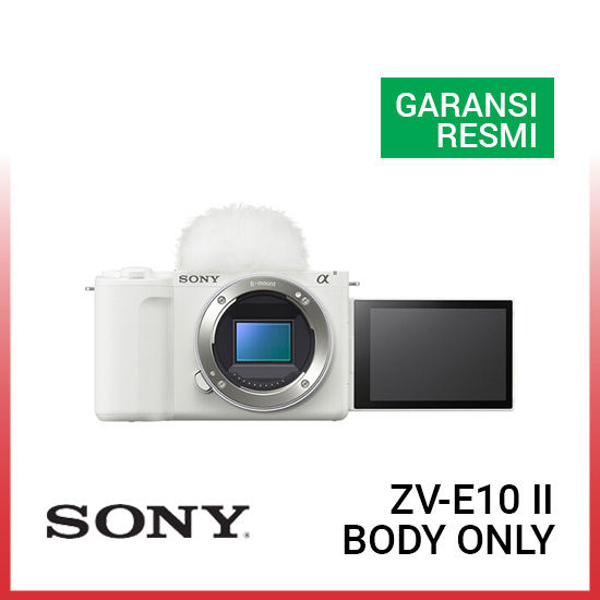 Sony ZV-E10 II Mirrorless Camera White