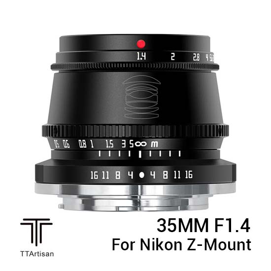 TTArtisans 35mm F1.4 for Nikon Z-Mount Black