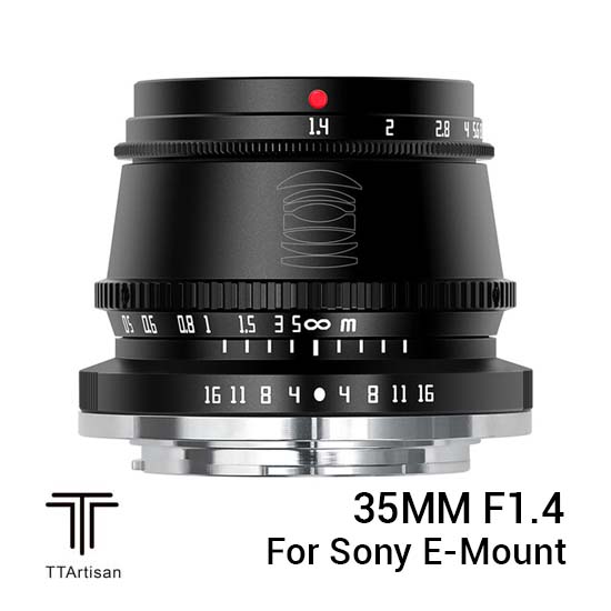 TTArtisans 35mm F1.4 for Sony E-Mount Black