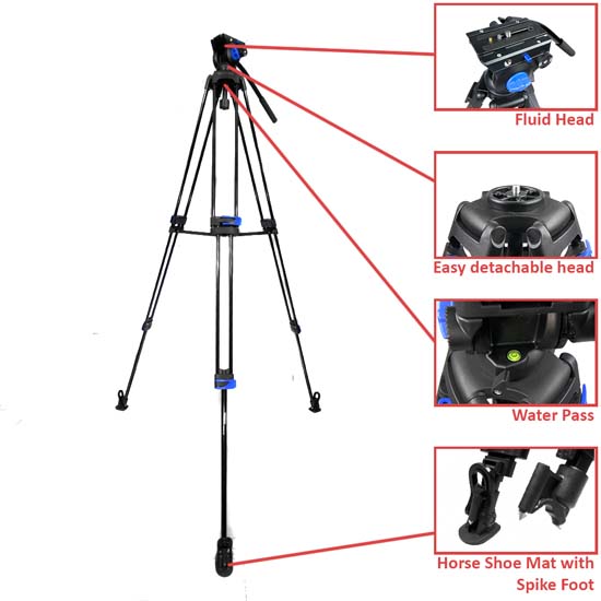 Takara Hydro B-18 Video Tripod - Image 3