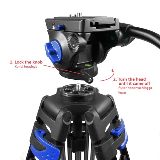 Takara Hydro B-18 Video Tripod - Image 6